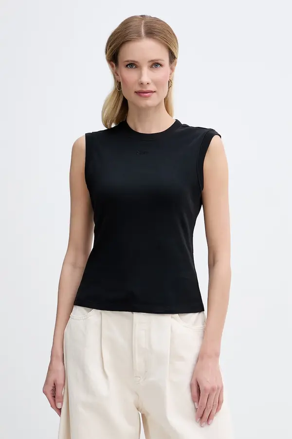 DKNY DKNY top ženski od pamuka