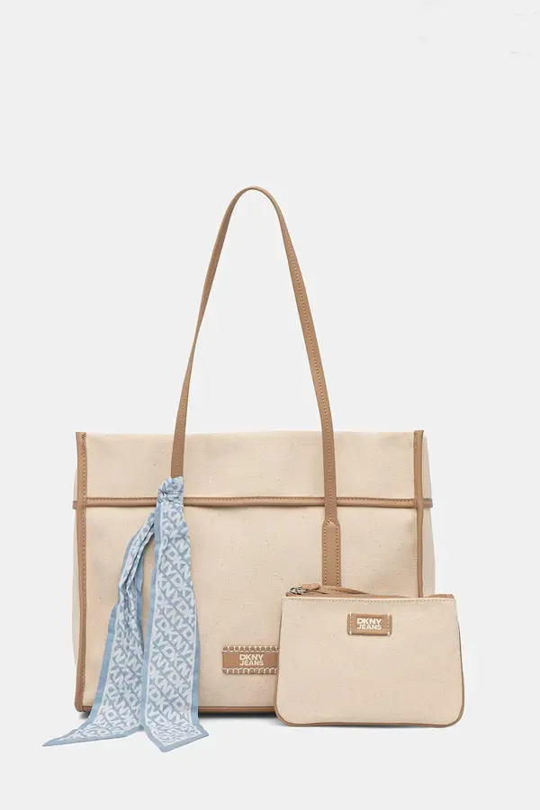 DKNY DKNY tote torba ženska pamučna