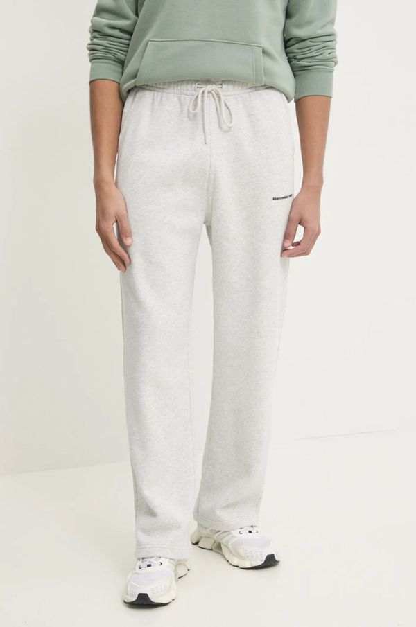 Abercrombie & Fitch Donji dio trenirke Abercrombie & Fitch boja: siva, melanž, KI134-4089