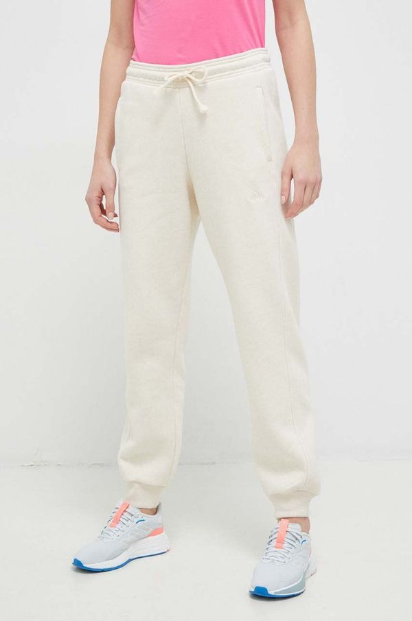 adidas Donji dio trenirke adidas boja: bež, glatki materijal