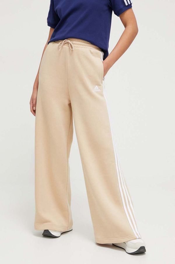 adidas Donji dio trenirke adidas boja: bež, s aplikacijom