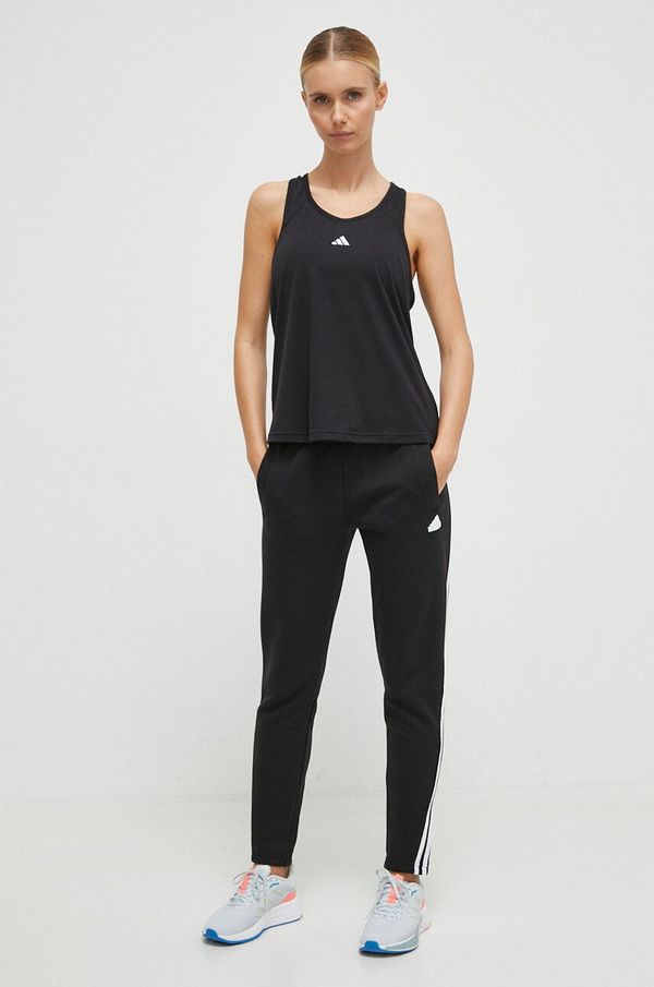 adidas Donji dio trenirke adidas boja: crna, s aplikacijom