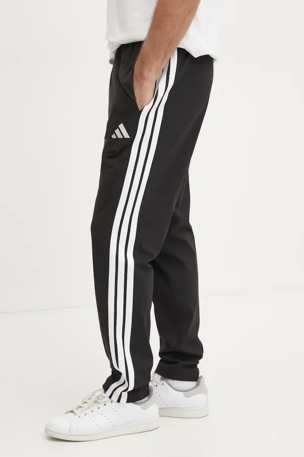 adidas Donji dio trenirke adidas Essentials boja: crna, s aplikacijom, JE6430