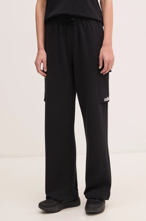 adidas Donji dio trenirke adidas Essentials Linear boja: crna, bez uzorka, JC8312
