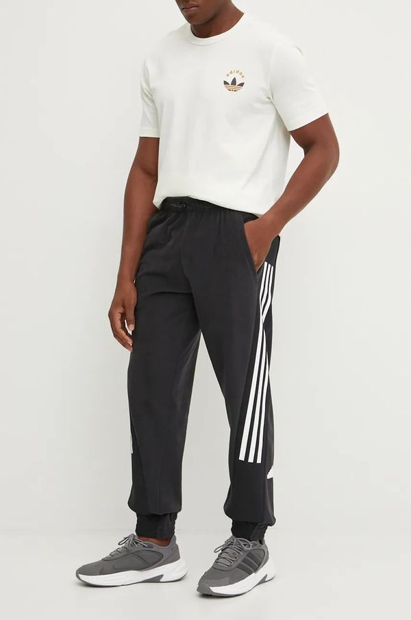 adidas Donji dio trenirke adidas Future Icons boja: crna, s tiskom, IW6090