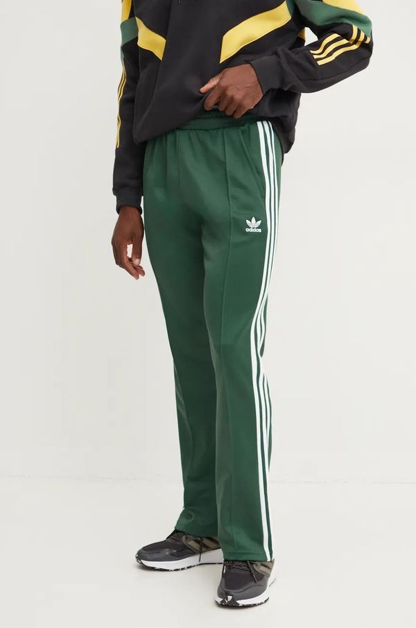 adidas Originals Donji dio trenirke adidas Originals 70S Track Pant boja: zelena, s uzorkom, IX5224