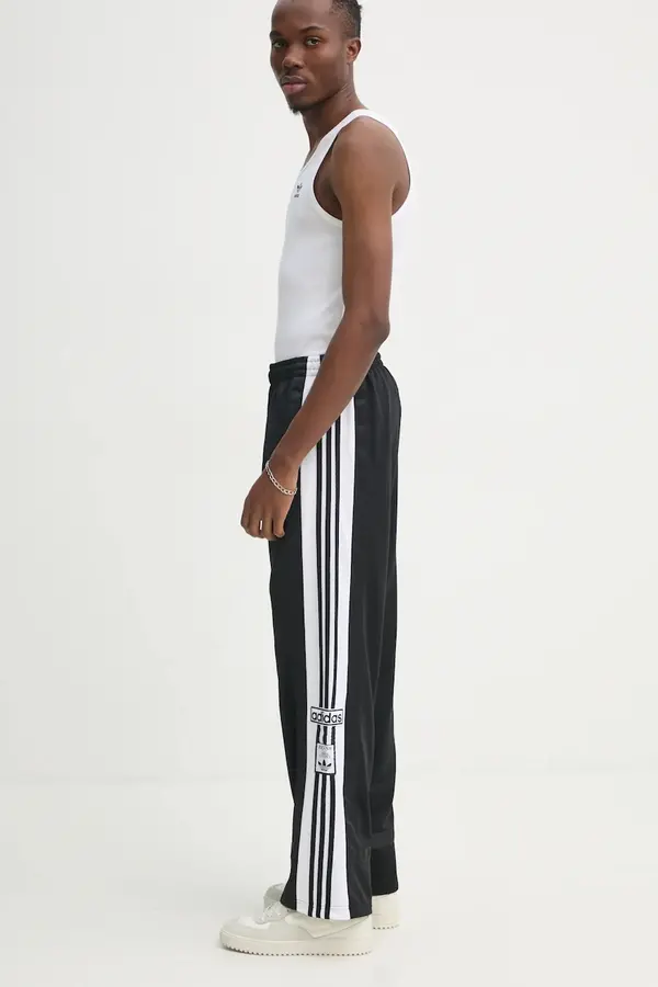 Adidas Donji dio trenirke adidas Originals Adibreak boja: crna, s aplikacijom, JD4267