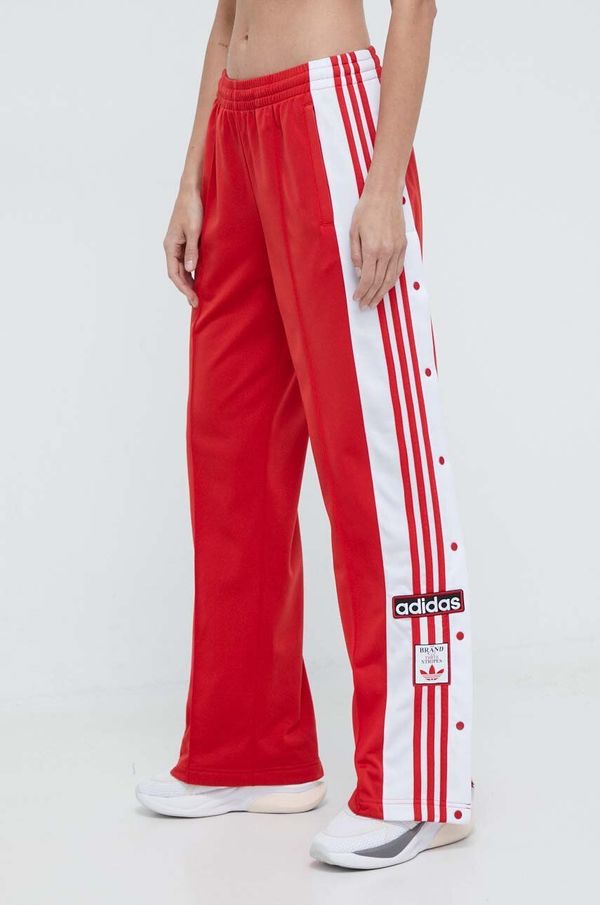adidas Originals Donji dio trenirke adidas Originals Adibreak Pant boja: crvena, s uzorkom, IP0620