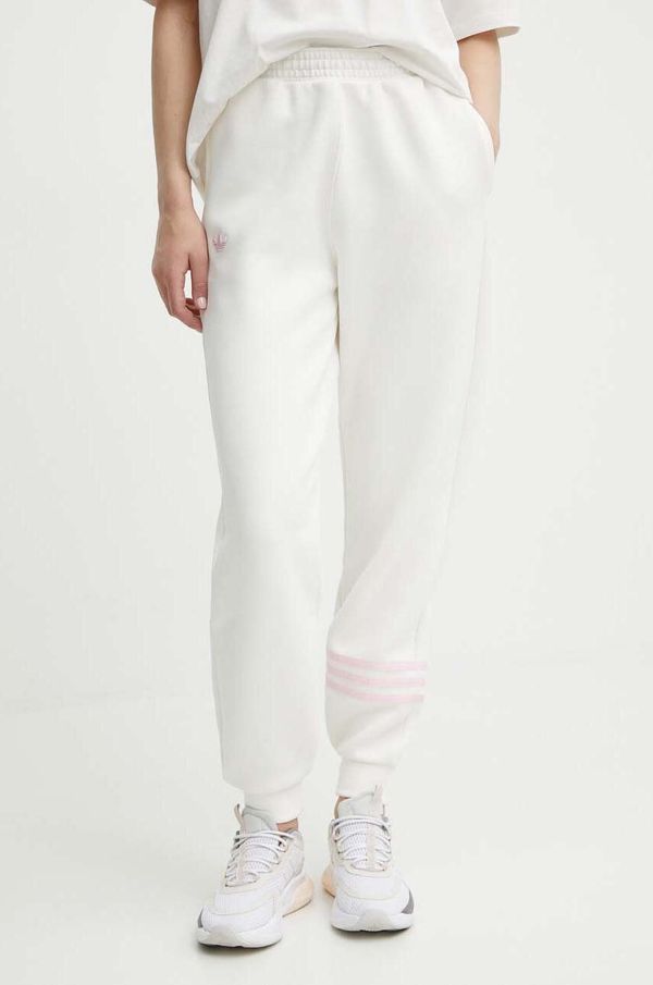 adidas Originals Donji dio trenirke adidas Originals boja: bež, bez uzorka, IU2502