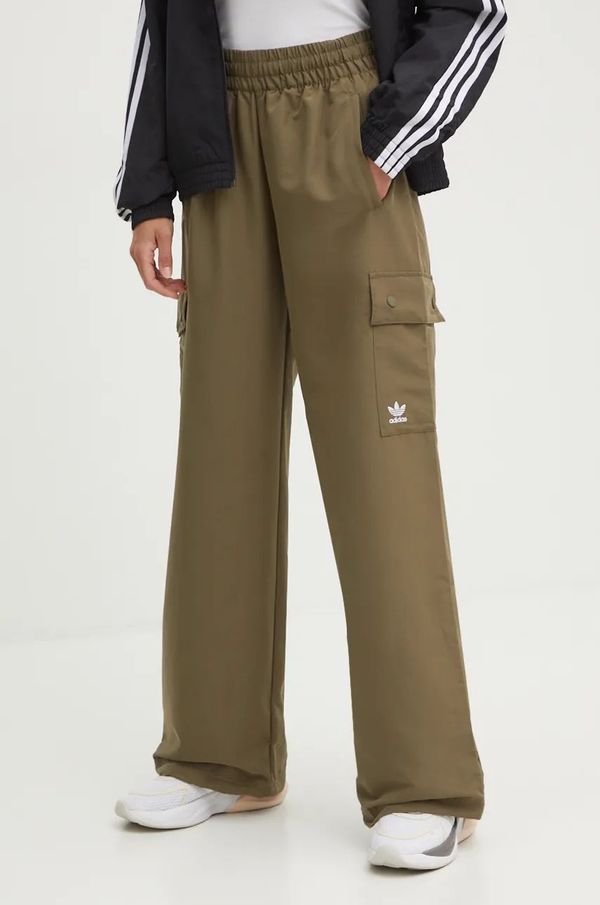 adidas Originals Donji dio trenirke adidas Originals boja: zelena, bez uzorka, IX9972