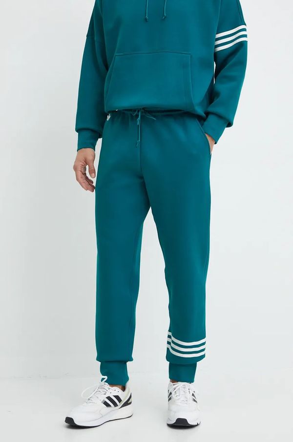 adidas Originals Donji dio trenirke adidas Originals Neuclassics C Pant boja: zelena, s aplikacijom, JF9152