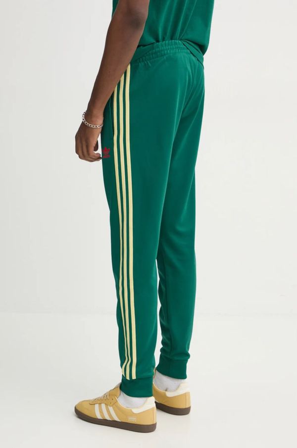 Adidas Donji dio trenirke adidas Originals SST TP boja: zelena, s aplikacijom, JP1224