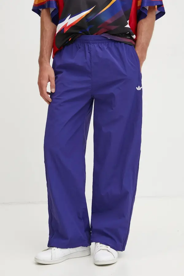 adidas Originals Donji dio trenirke adidas Originals SST TRACKPANT za muškarce, boja: ljubičasta, bez uzorka, JX1693