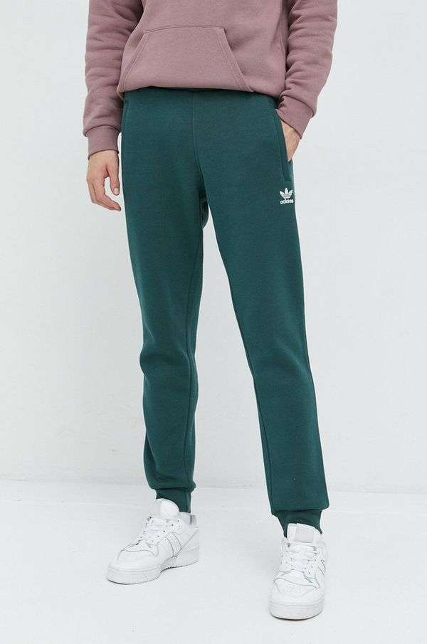 adidas Originals Donji dio trenirke adidas Originals za muškarce, boja: zelena, s aplikacijom