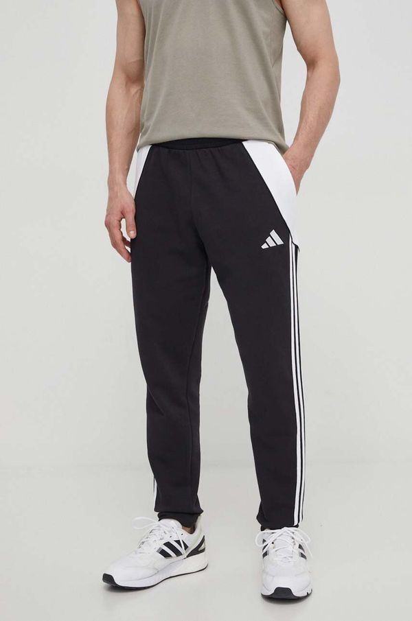 adidas Performance Donji dio trenirke adidas Performance Tiro24 boja: crna, s aplikacijom, IP1976