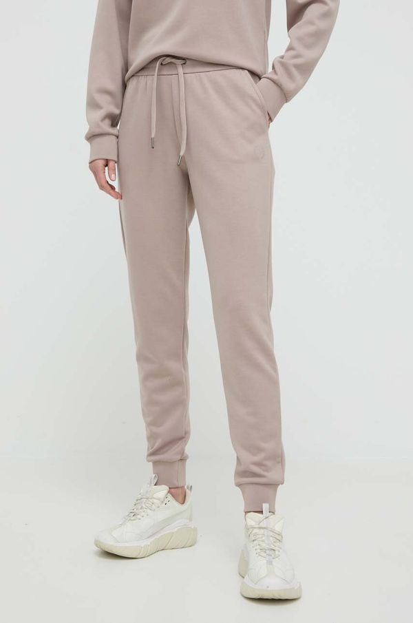 Armani Exchange Donji dio trenirke Armani Exchange boja: bež, bez uzorka