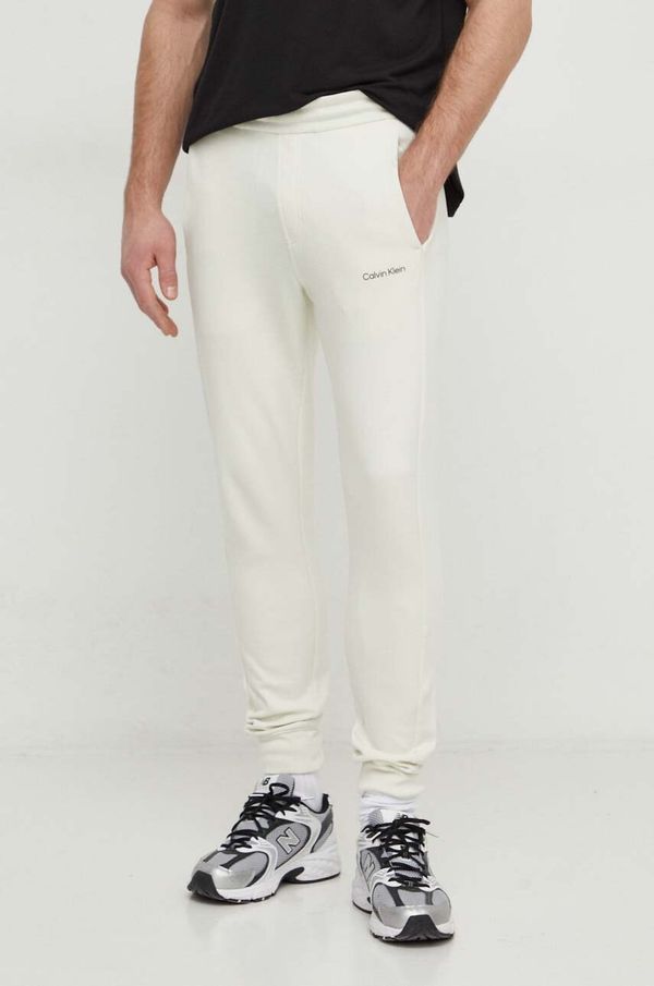 Calvin Klein Donji dio trenirke Calvin Klein boja: bež, bez uzorka, K10K109940