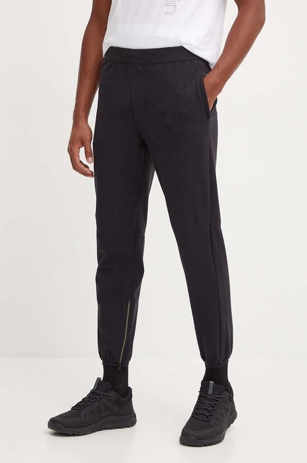 Calvin Klein Performance Donji dio trenirke Calvin Klein Performance boja: crna, bez uzorka, 00GMF4P605