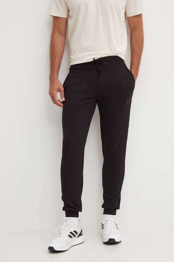 EA7 Emporio Armani Donji dio trenirke EA7 Emporio Armani boja: crna, bez uzorka, PJZKZ.6DPP85