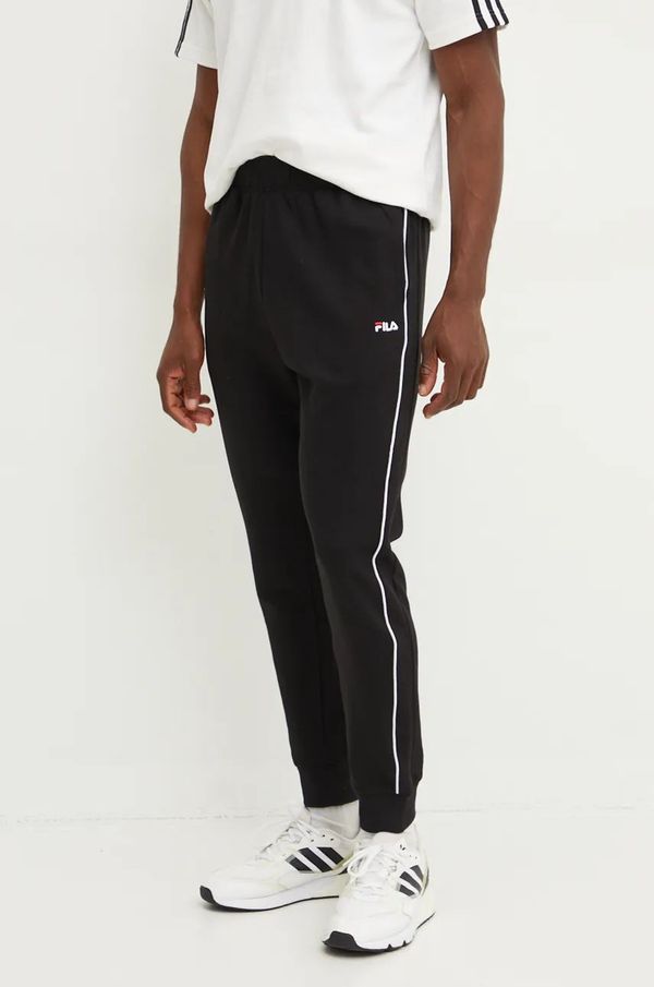 Fila Donji dio trenirke Fila Latimer boja: crna, bez uzorka, FAM0786