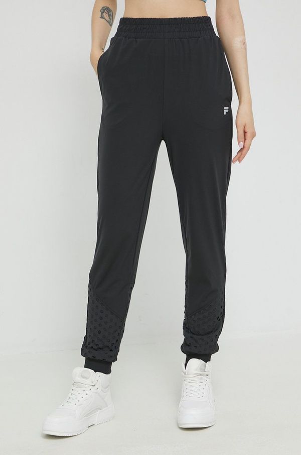 Fila Donji dio trenirke Fila za žene, boja: crna, glatki materijal