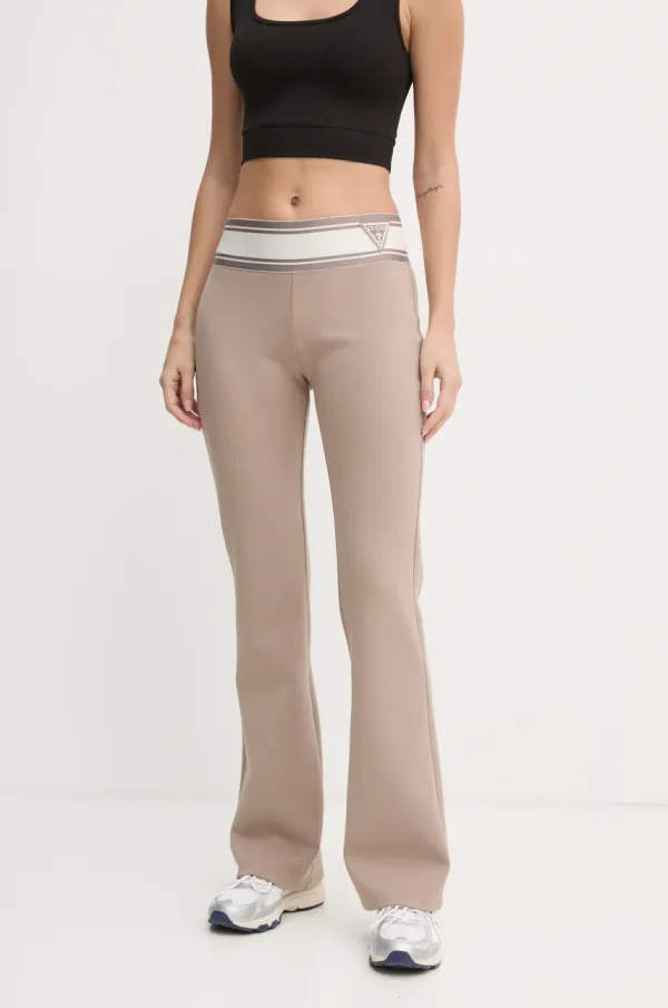 Guess Donji dio trenirke Guess boja: bež, bez uzorka