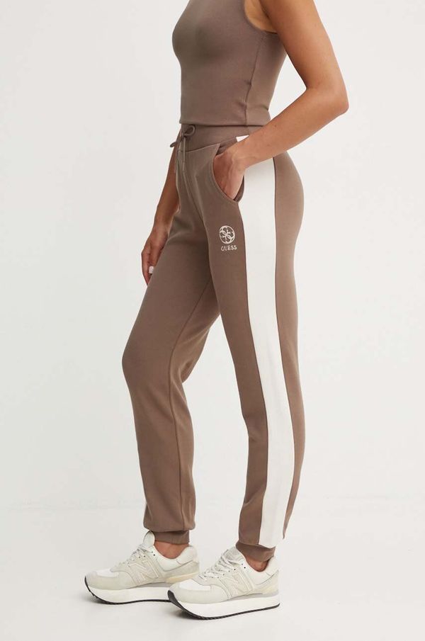 Guess Donji dio trenirke Guess ELÉA boja: bež, s uzorkom, V4YB02 KCDN0