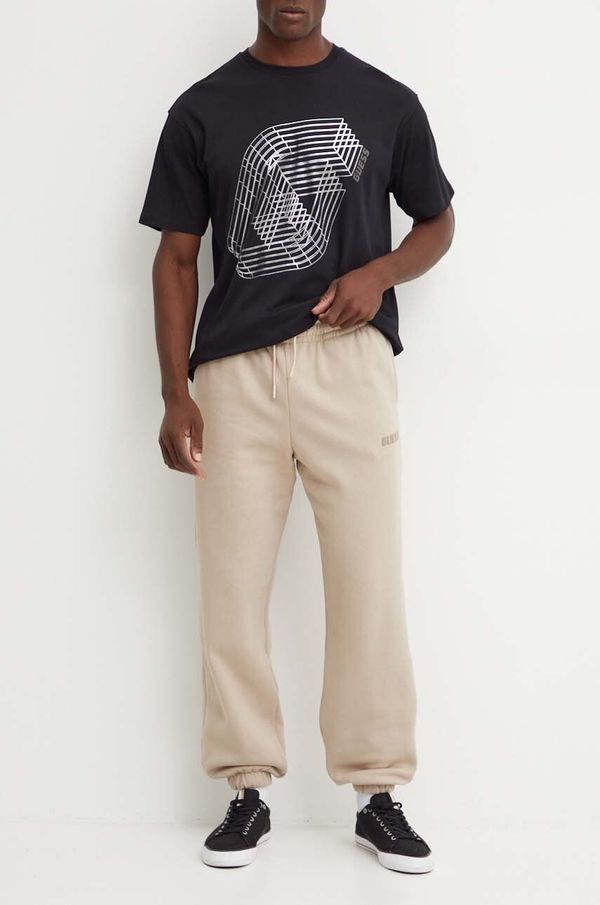 Guess Donji dio trenirke Guess EMIS boja: bež, s tiskom, Z4YB00 K9V31