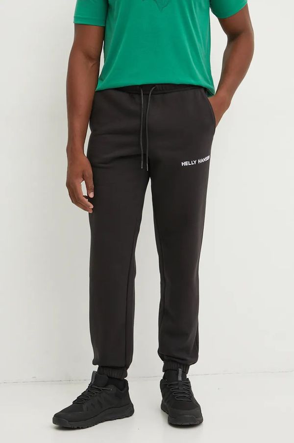 Helly Hansen Donji dio trenirke Helly Hansen Cotton Fleece boja: crna, bez uzorka, 54163