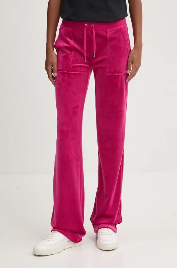 Juicy Couture Donji dio trenirke Juicy Couture DEL RAY PANT boja: ružičasta, bez uzorka, JCAP180EU