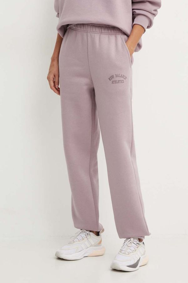 New Balance Donji dio trenirke New Balance boja: ljubičasta, s tiskom, WP43500ICW