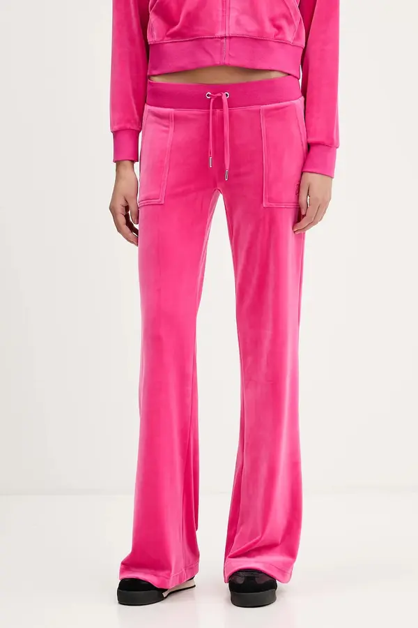 Juicy Couture Donji dio trenirke od velura Juicy Couture Layla