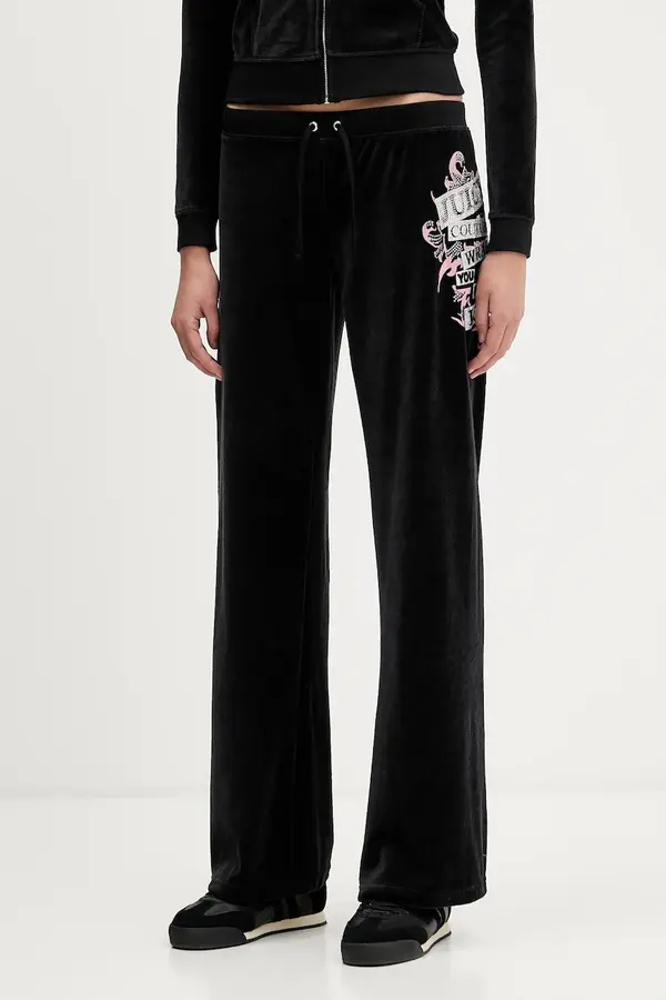 Juicy Couture Donji dio trenirke od velura Juicy Couture Wrap You Up