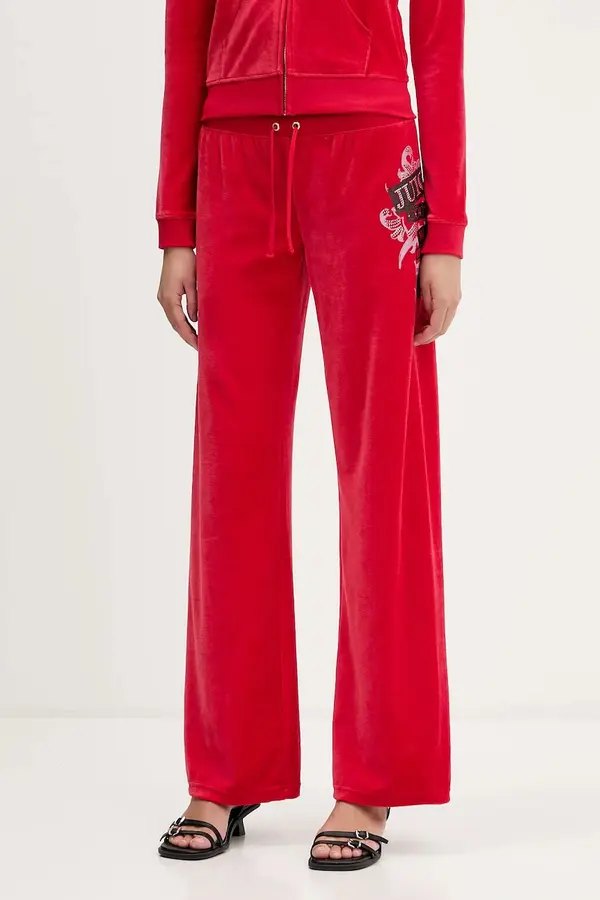 Juicy Couture Donji dio trenirke od velura Juicy Couture Wrap You Up