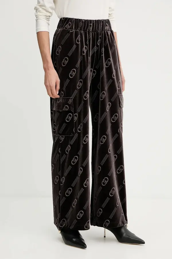 Liu Jo Donji dio trenirke od velura Liu Jo