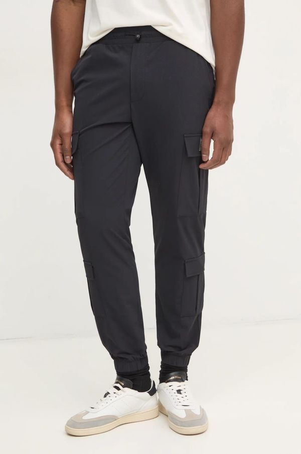 Plein Sport Donji dio trenirke PLEIN SPORT boja: crna, s aplikacijom, AADC MJT2453 SXV005N