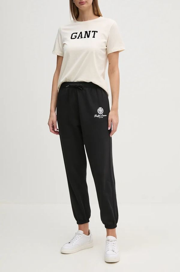 Polo Ralph Lauren Donji dio trenirke Polo Ralph Lauren boja: crna, bez uzorka, 211959889