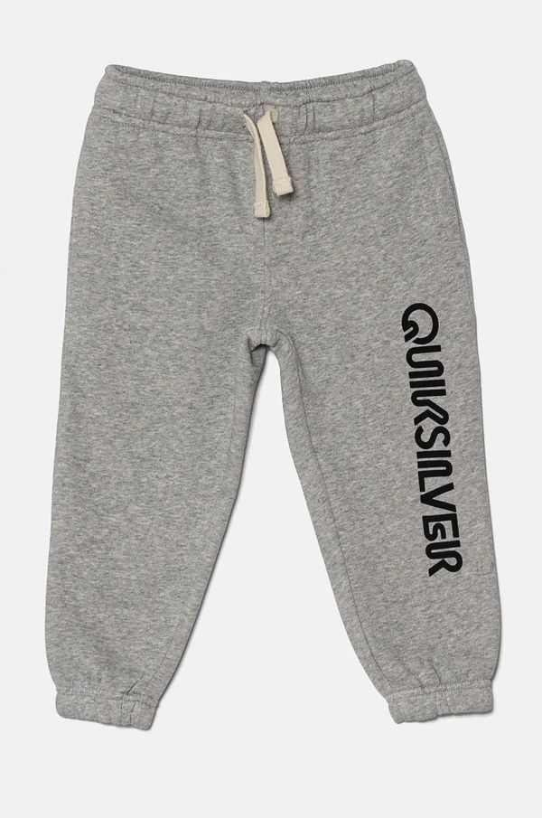 Quiksilver Donji dio trenirke Quiksilver GRAPHIC JOGGER boja: siva, s tiskom, AQKFB03012