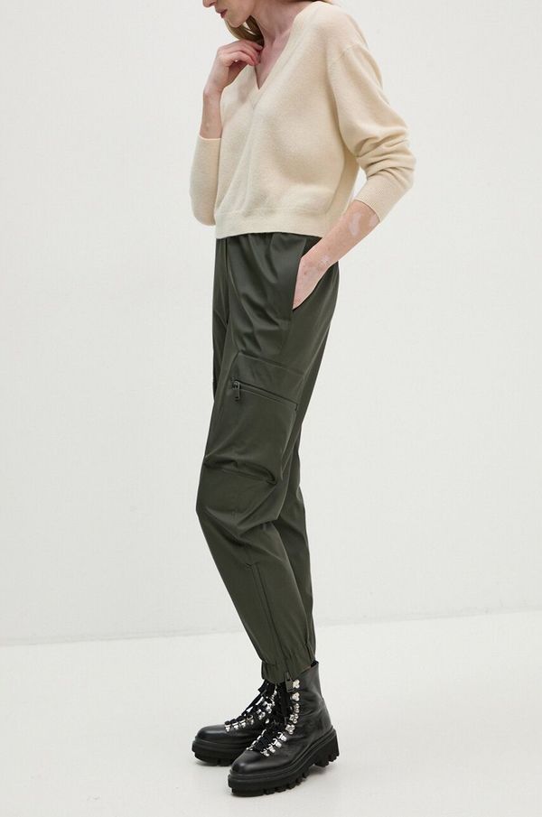 Rains Donji dio trenirke Rains 18850 Pants boja: zelena, bez uzorka