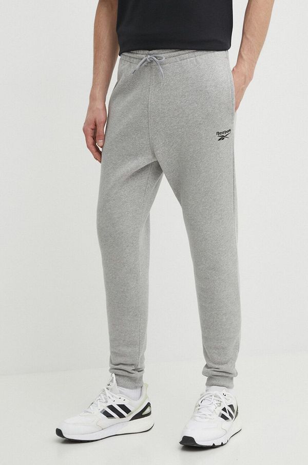 Reebok Donji dio trenirke Reebok Identity boja: siva, melanž, 100202848