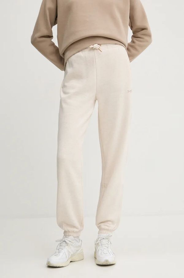 Superdry Donji dio trenirke Superdry boja: bež, melanž, W7011098A-9VP