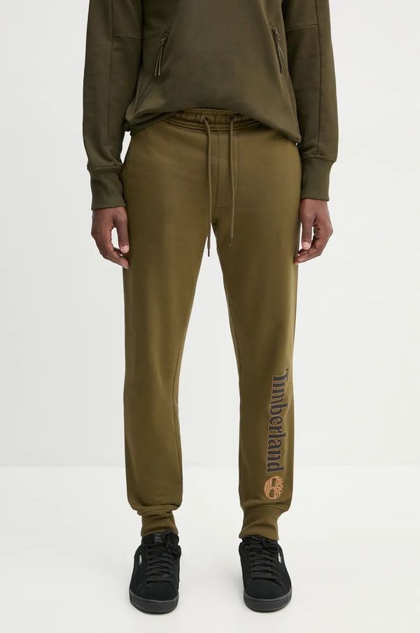 Timberland Donji dio trenirke Timberland boja: zelena, s tiskom, TB0A5YFB3021
