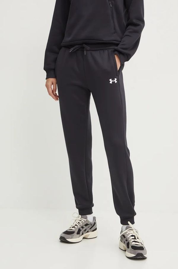 Under Armour Donji dio trenirke Under Armour Armour Fleece boja: crna, bez uzorka, 1386510