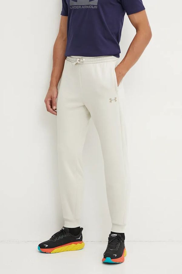 Under Armour Donji dio trenirke Under Armour Armour Fleece Pro boja: bež, bez uzorka, 1386586