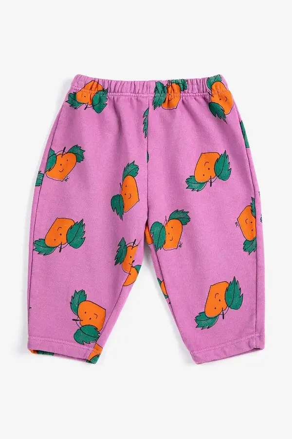 Bobo Choses Donji dio trenirke za bebe Bobo Choses Tangerine
