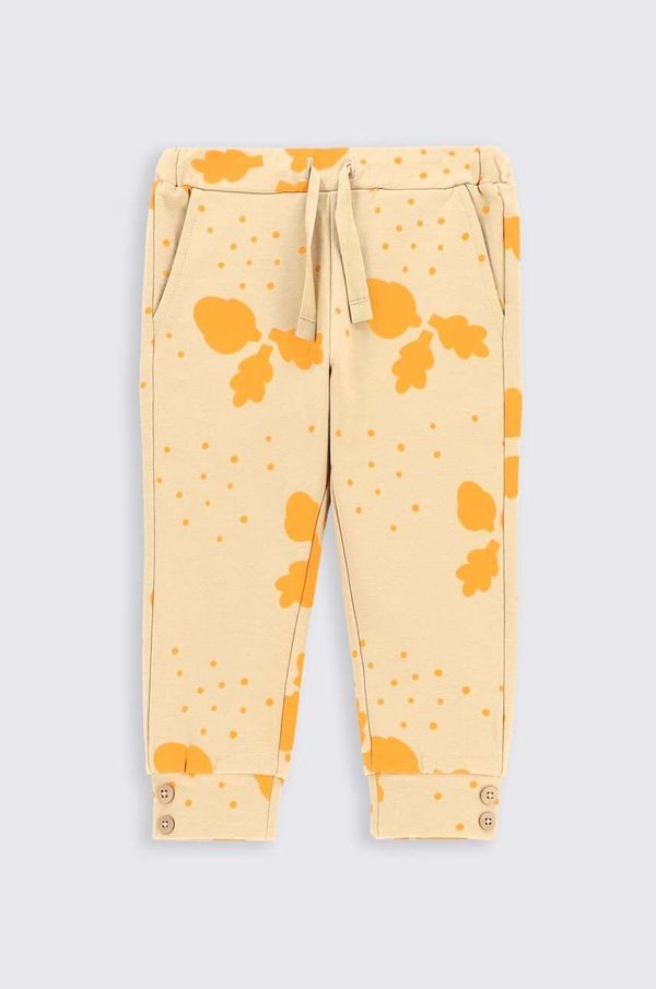 Coccodrillo Donji dio trenirke za bebe Coccodrillo boja: bež, s uzorkom