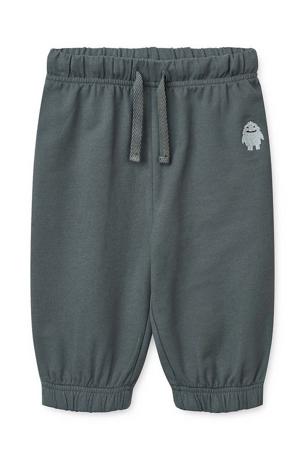 Liewood Donji dio trenirke za bebe Liewood boja: siva, bez uzorka