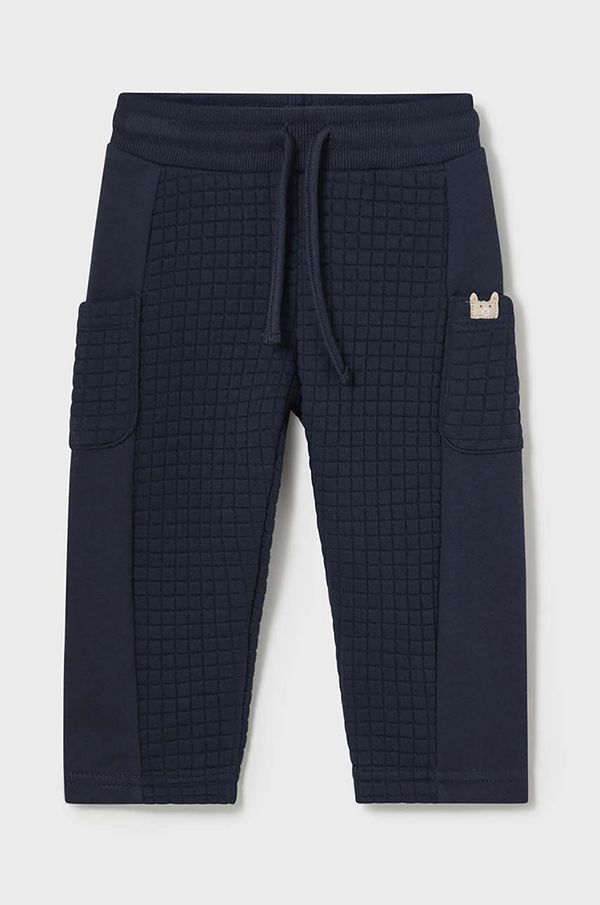 Mayoral Donji dio trenirke za bebe Mayoral boja: tamno plava, bez uzorka, 2540