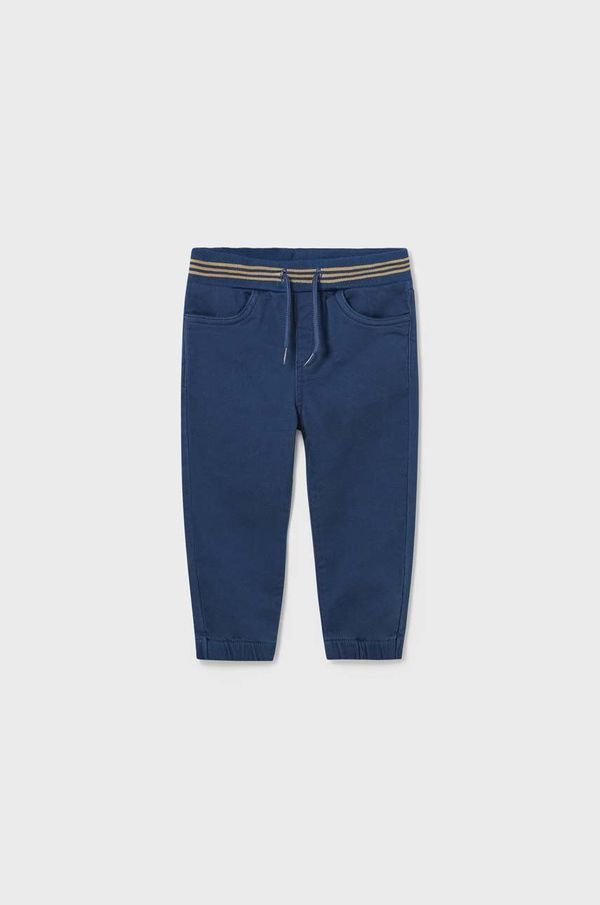 Mayoral Donji dio trenirke za bebe Mayoral jogger boja: tamno plava, bez uzorka