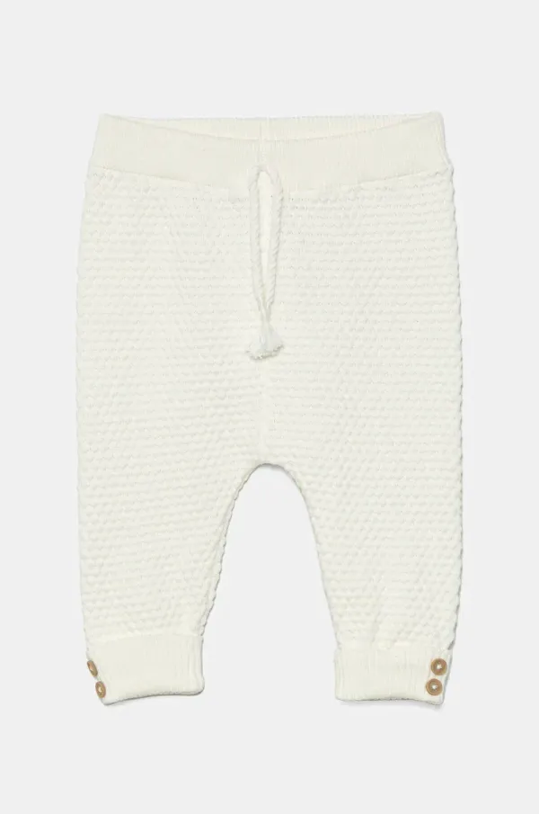 United Colors of Benetton Donji dio trenirke za bebe United Colors of Benetton boja: bijela, bez uzorka, 1294AF006